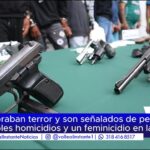 Policías desarticularon estructura delincuencial denominada ´Las Veraneras´