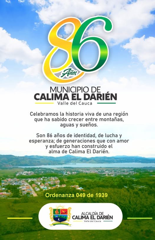 ¡Calima El Darién celebra 86 años de historia, cultura y progreso!