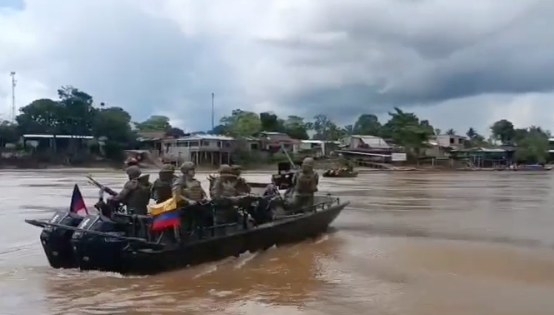 🔴 Ataque a unidad fluvial de la Armada habría sido perpetrado por el GAOr “Jaime Martínez”