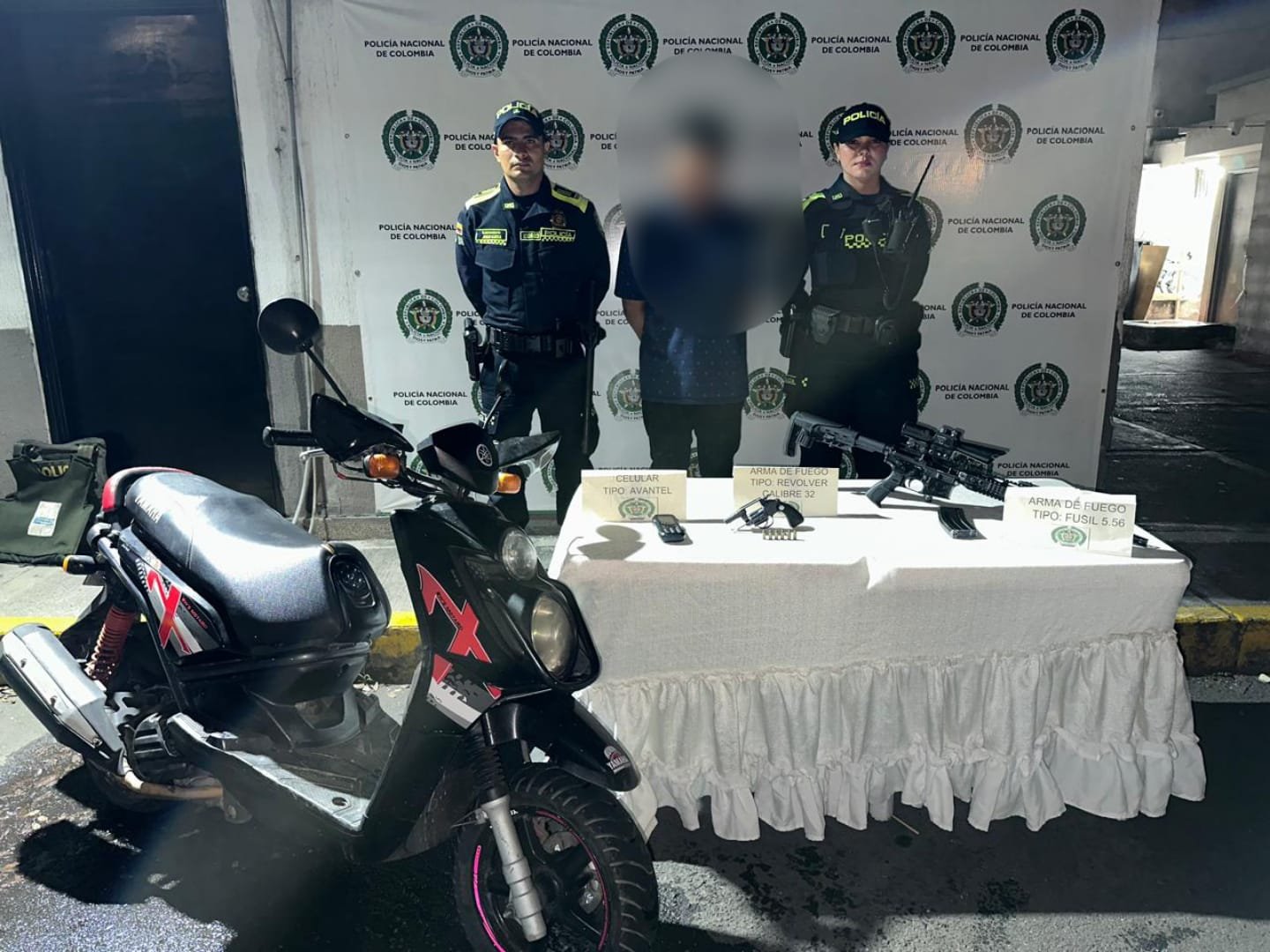Capturado con un fusil y un revólver en el norte de Cali