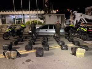 120 kilos de marihuana fueron incautados en vías de Nariño